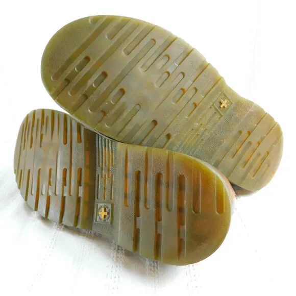 Doc Dr. Martens Tevin Brown Leather Slip-On Loafers Shoes Men's 10 US AW004 EUC - Picture 6 of 15